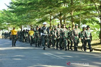 Kodam XIV/Hasanuddin gelar  'long march' untuk prajurit TNI