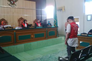 Tiga dari lima terdakwa kepemilikan sabu 37 kilogram divonis mati di Bengkalis