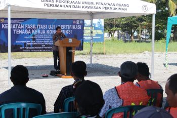 160 Tenaga Kerja Konstruksi Terampil BSPS Ikut Sertifikasi Jakon