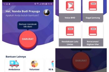 KREKI-119 aplikasi untuk pertolongan kegawatdaruratan