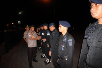 252 personel Brimob Polda Kepri bantu pengamanan unjuk rasa di Papua