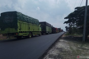 Jalinsum Tulangbawang -Mesuji  macet panjang