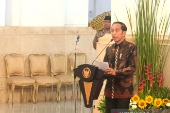 Joko Widodo tegaskan lagi kabinet baru hak prerogatif Presiden