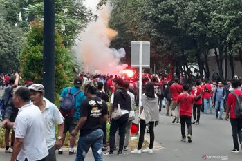 Suar menyala di SUGBK jelang Indonesia vs Malaysia