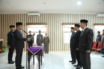 Bupati Adipati lantik  tiga pejabat pratama