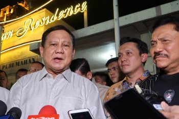 Prabowo Subianto bertemu Hendropriyono bincangkan pemulihan Papua