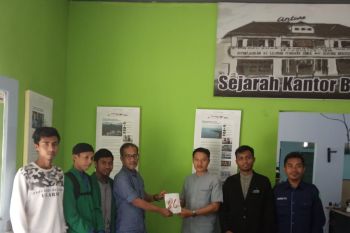 Mahasiswa Prodi KPI UMMat peroleh ilmu jurnalistik saat magang di Perum LKBN Antara Biro NTB