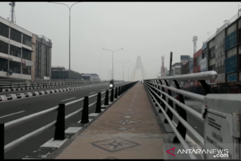 Karhutla Riau - VIDEO - Asap Karhutla selimuti langit Pekanbaru pagi ini