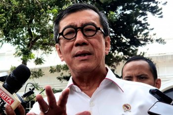 Menkumham Yasonna Laoly temui Presiden bahas draf revisi Undang-Undang KPK