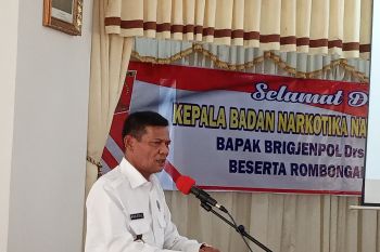 BNNP sebut  Agam Jalur Merah Perlintasan Narkoba di Sumbar