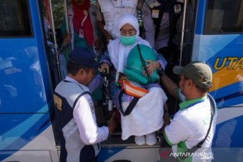 Jamaah haji Sulteng tiba di tanah air