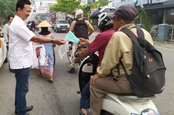 Karhutla Riau - Permintaan masker meningkat, banyak toko kehabisan stok