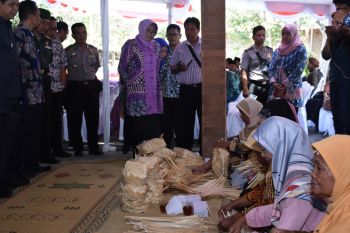 Dusun Sorominten dikukuhkan jadi sentra industri anyaman bambu
