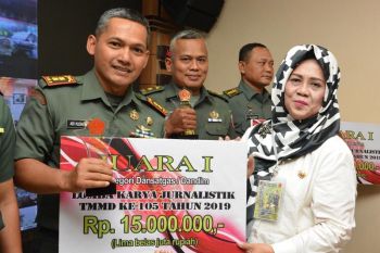 Kodim Demak juara lomba karya jurnalistik TMMD