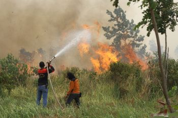 Titik  panas di Kalsel capai angka tertinggi