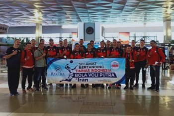 Timnas bola voli awali Kejuaraan Asia di Iran
