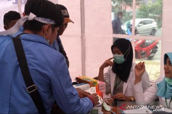 Karhutla Riau - (VIDEO) Posko Peduli Asap mulai dipadati warga