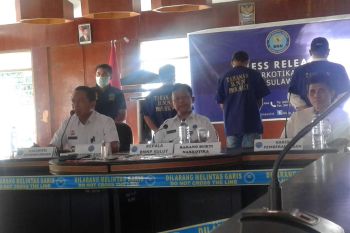 BNNP Sulawesi Utara ungkap kasus narkoba dengan tiga tersangka