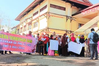 SK belum juga terbit, 256 CPNS "serbu" kantor Pemkab Dompu