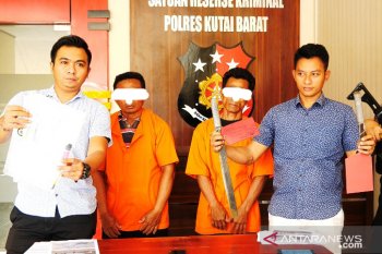 Polres Kutai Barat amankan tiga pelaku Karhutla