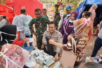 Personel Satgas Karhutla OKI periksa kesehatan