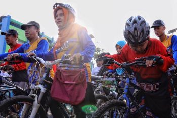 Lewat "Gowes Nusantara", masyarakat diajak peduli kesehatan