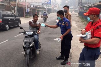 Pemkab Agam mulai bagikan masker cegah ispa