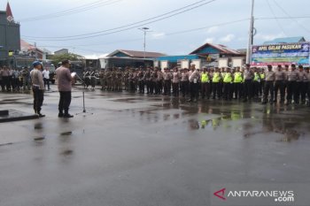 Sejumlah obyek vital dan strategis di Timika dijaga polisi