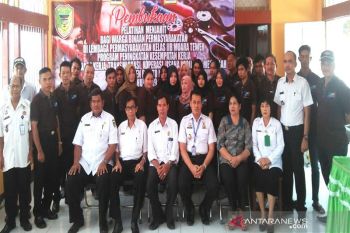 Warga binaan Lapas Muara Teweh ikuti pelatihan menjahit