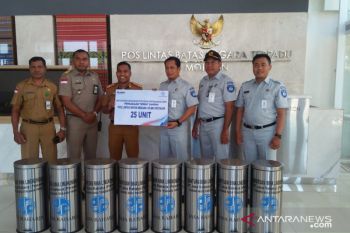 25 tong sampah dari Jasa Raharja untuk Mota Ain