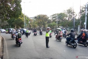 Antisipasi aksi massa, Polda Metro berlakukan rekayasa lalu lintas di depan Gedung DPR/MPR