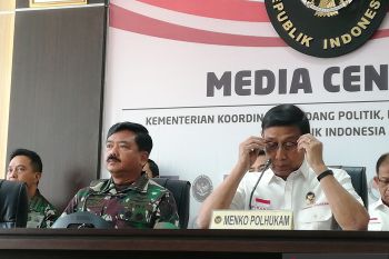 Menkopolhukam Wiranto akui ada upaya adu domba TNI-Polri