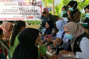 ACT Sumsel-STIK Bina Husada buka posko kesehatan di lokasi Karhutla