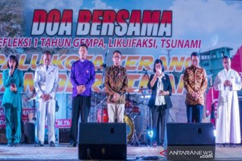 Doa bersama refleksi setahun bencana Sulteng