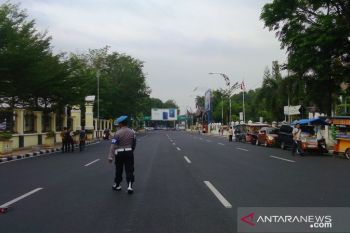 Sempat ditutup karena demo, jalan depan Polda Sumbar dibuka kembali
