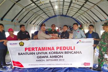 Pertamina kirim bantuan untuk pengungsi gempa di Ambon