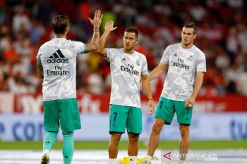Zidane menilai Hazard pemain yang lahir untuk laga sekelas Derby Madrid