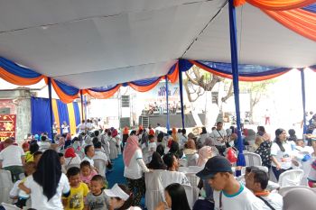 PT KAI gelar jalan sehat bersama warga Srengsem Bandarlampung