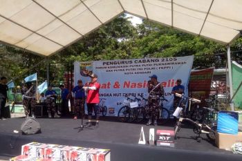 Wali kota Kendari berikan apresiasi kegiatan fun bike FKPPI 2105