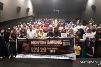 ACT Sumsel  kumpulkan donasi dari lelang pada nonton film Hayya