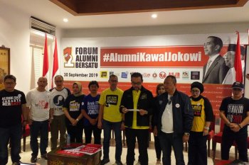 Relawan Forum Alumni Bersatu berkomitmen kawal Jokowi-Ma'ruf