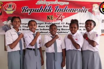 Pelajar SMAN 1 Cilegon Asal Papua Deklarasi Damai Untuk Papua