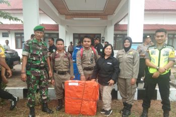 Pendistribusian logistik pilkades di Lamandau dikawal Polisi dan TNI