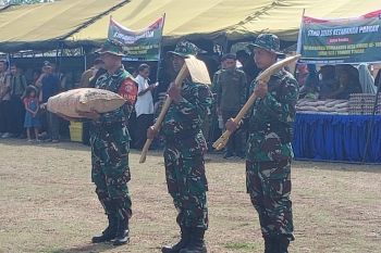Ratusan prajurit TNI diterjunkan menyukseskan TMMD Lombok Tengah