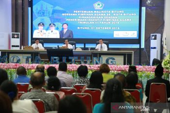 Wali Kota Bitung mengajak pimpinan agama jaga keharmonisan