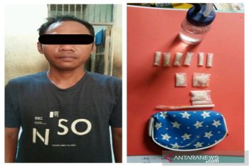 Polisi menetapkan pemilik 10 paket sabu-sabu sebagai tersangka
