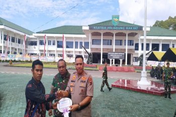 Kodam XVII Cenderawasih peringati HUT Ke-74 TNI secara sederhana