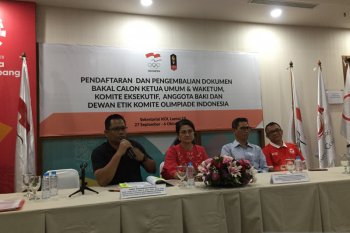 Raja Sapta Oktohari balon tunggal Ketum KOI