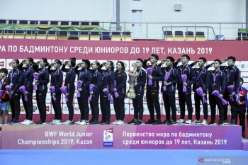 Indonesia juara Kejuaraan Dunia Junior Bulu Tangkis 2019