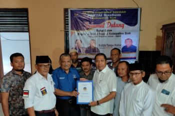 Sekda Siak daftar calon bupati di Partai Nasdem